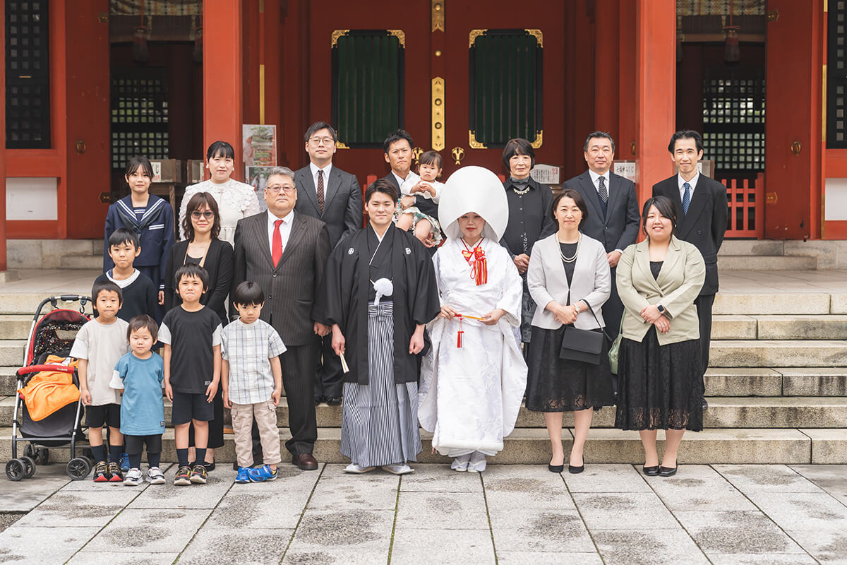藤崎八幡宮で挙げられたお客様の結婚式写真14