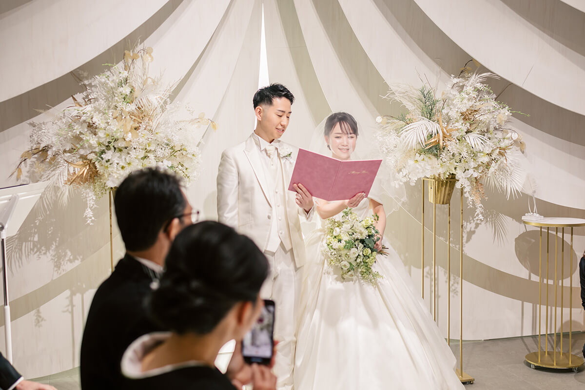 小さな結婚式 福岡チャペルで挙げられたお客様の結婚式写真05