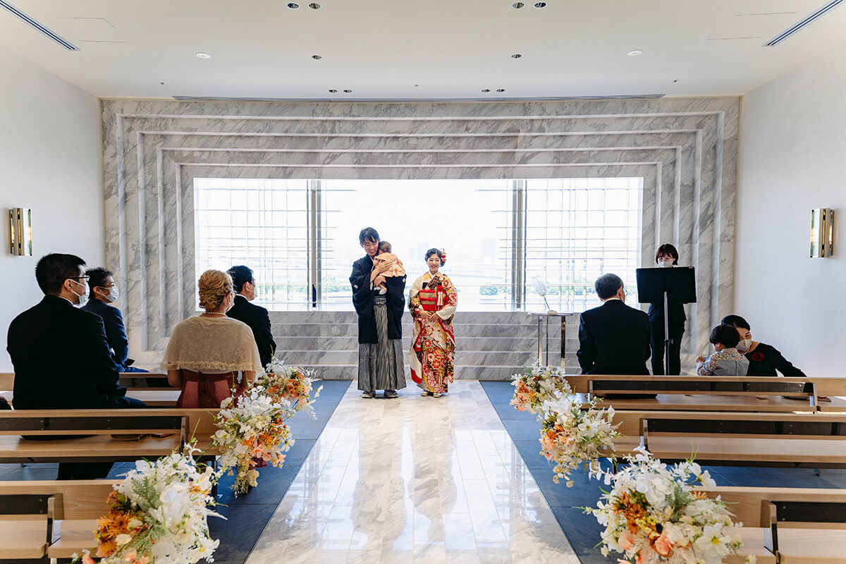 小さな結婚式 お台場チャペルで挙げられたお客様の結婚式写真07