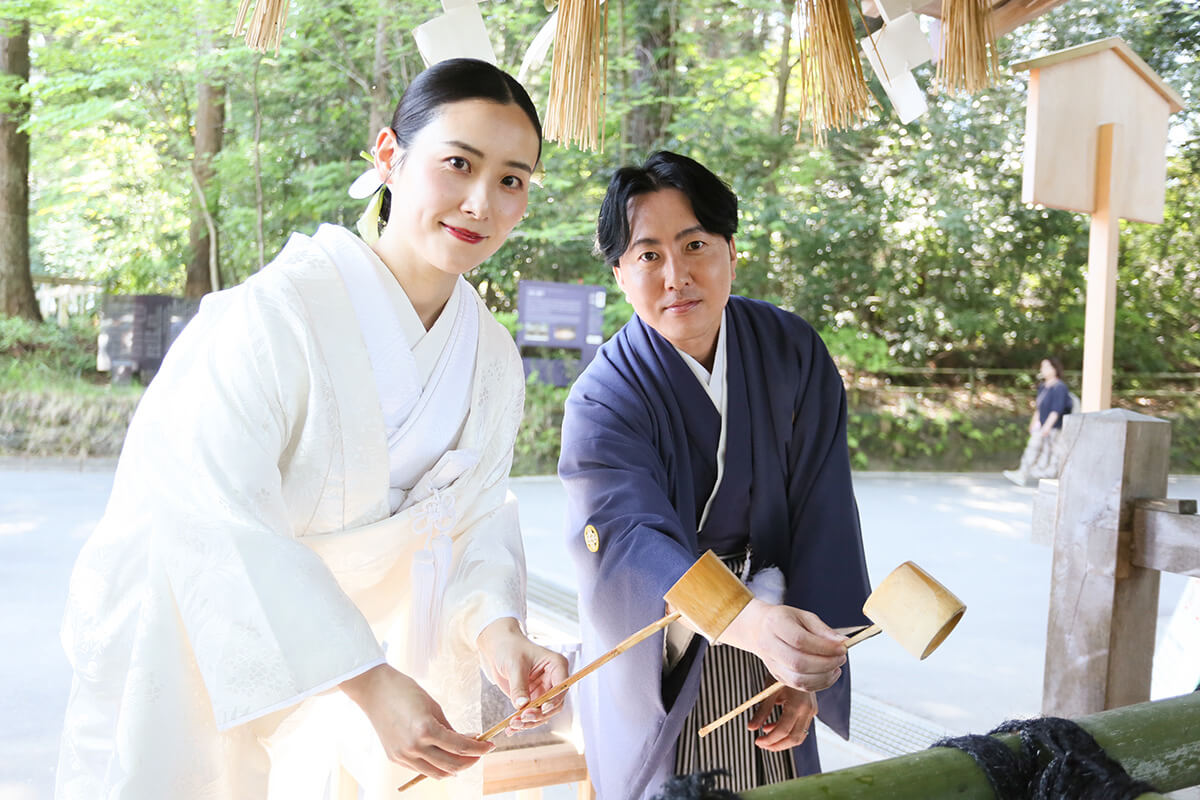 大崎八幡宮で挙げられたお客様の結婚式写真01