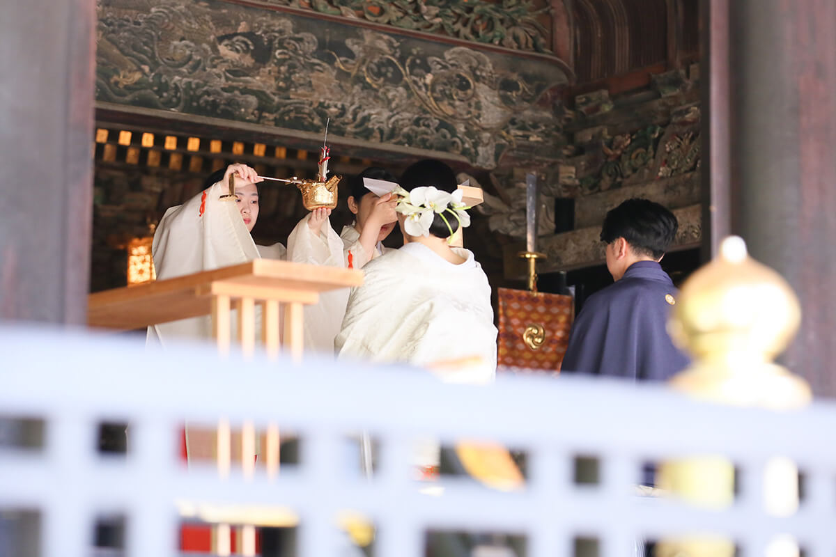 大崎八幡宮で挙げられたお客様の結婚式写真06