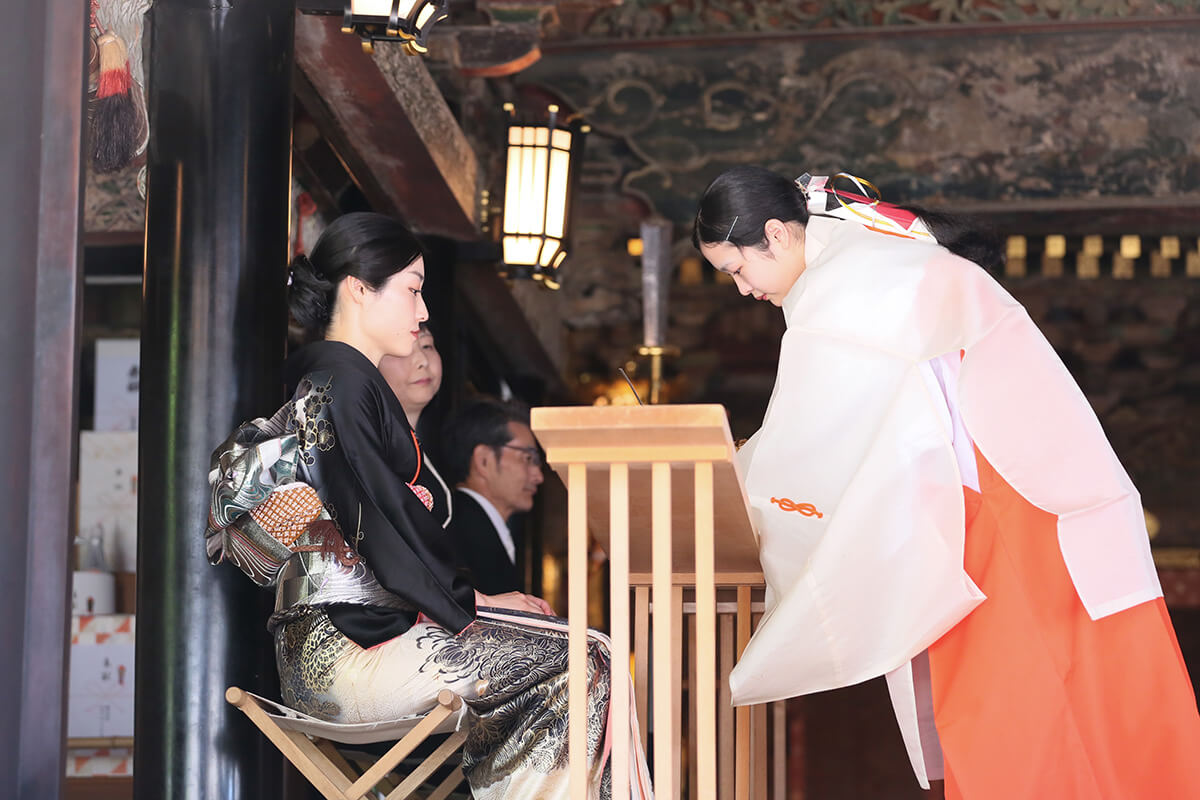 大崎八幡宮で挙げられたお客様の結婚式写真09