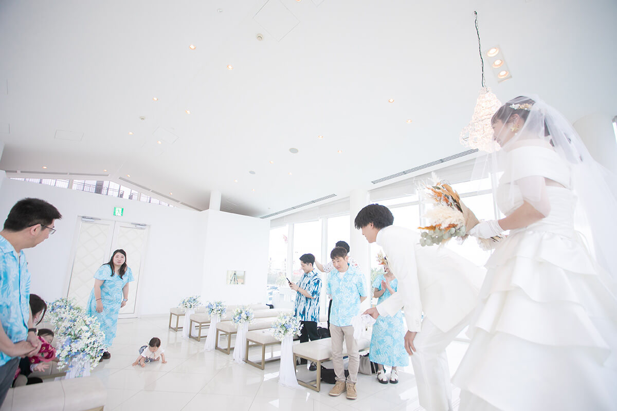 小さな結婚式 沖縄サザンビーチチャペルで挙げられたお客様の結婚式写真05