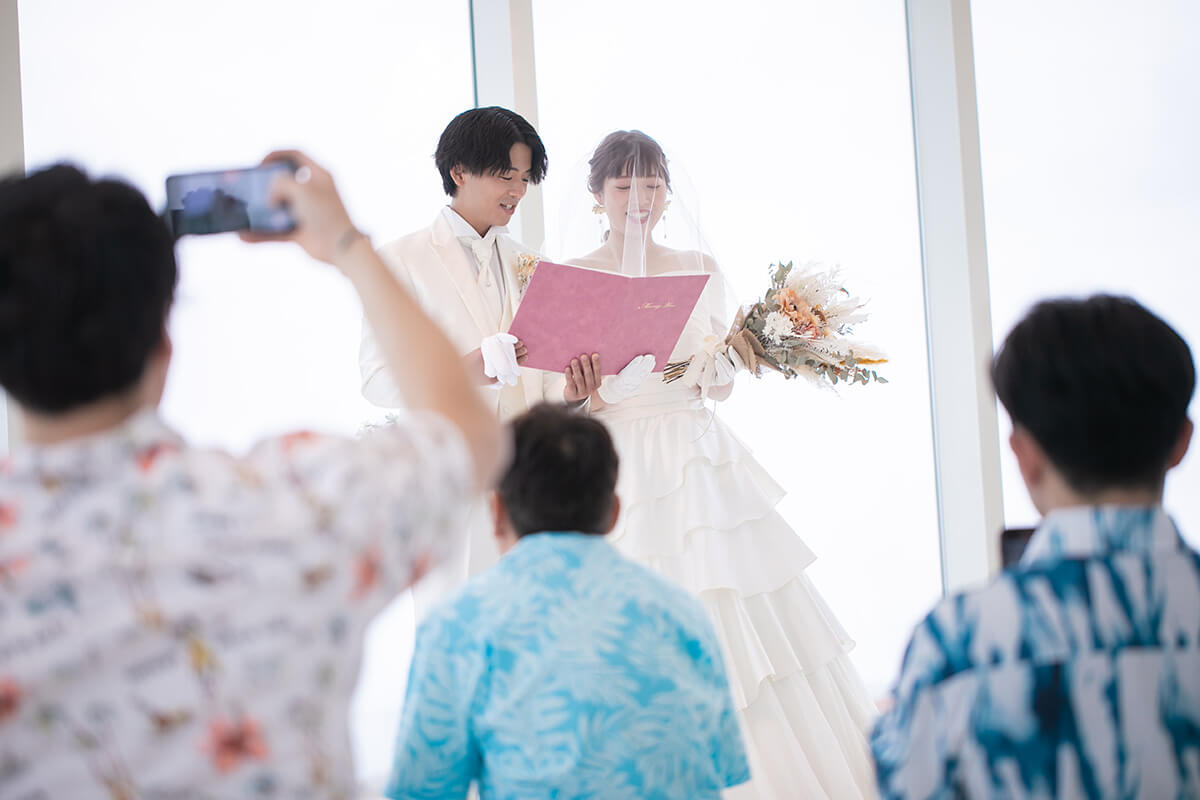 小さな結婚式 沖縄サザンビーチチャペルで挙げられたお客様の結婚式写真06