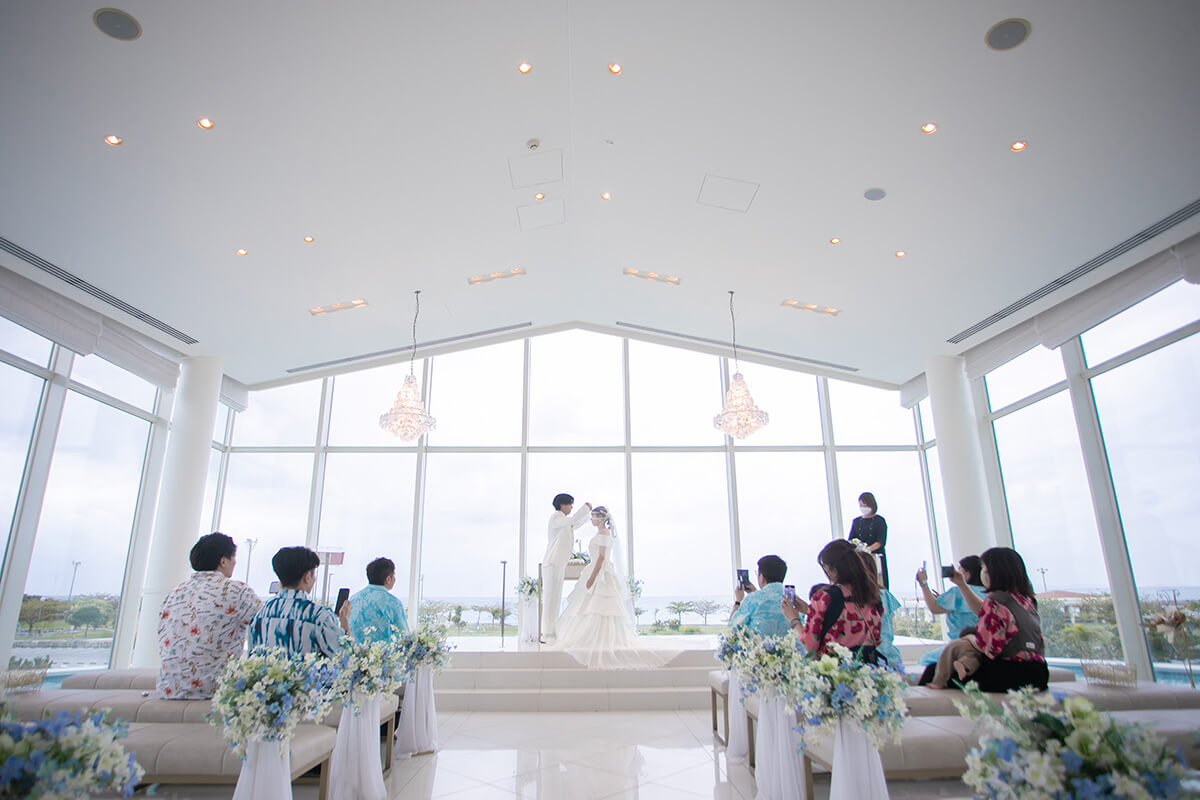 小さな結婚式 沖縄サザンビーチチャペルで挙げられたお客様の結婚式写真07