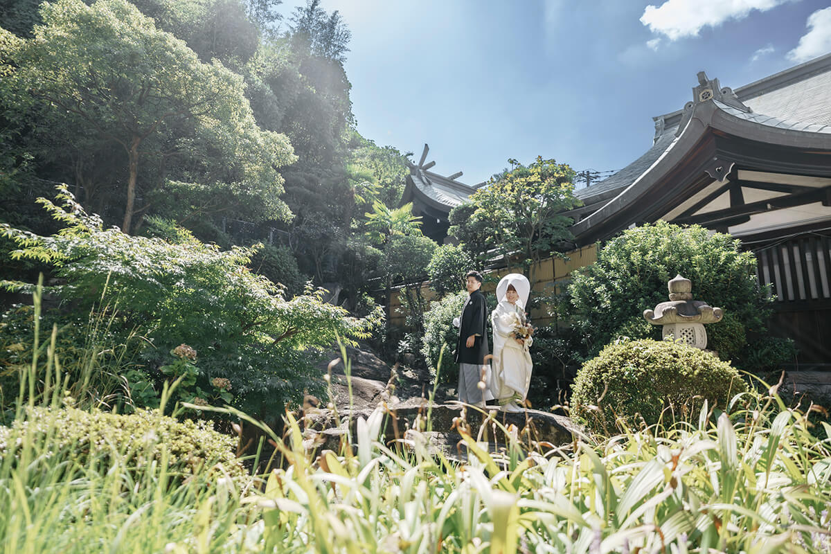 比治山神社で挙げられたお客様の結婚式写真02