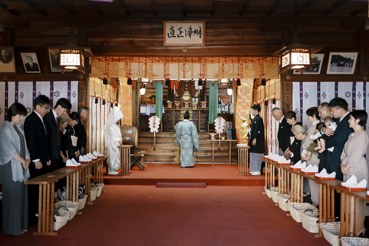 比治山神社で挙げられたお客様の結婚式写真04
