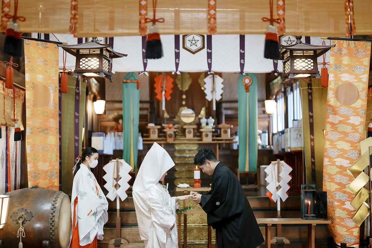比治山神社で挙げられたお客様の結婚式写真06