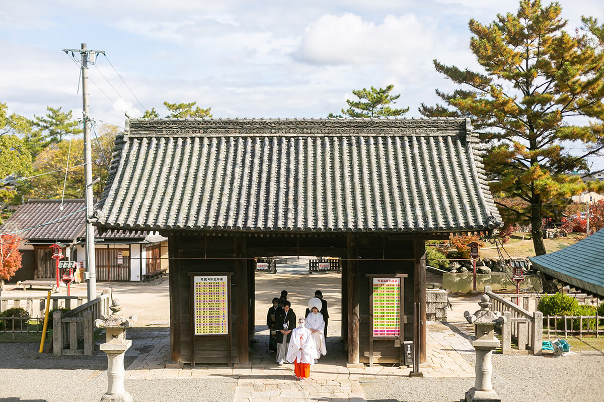 吉備津彦神社で挙げられたお客様の結婚式写真02