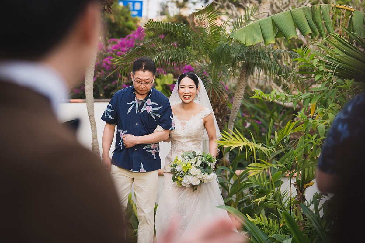 沖縄リゾートで挙げられたお客様の結婚式写真05