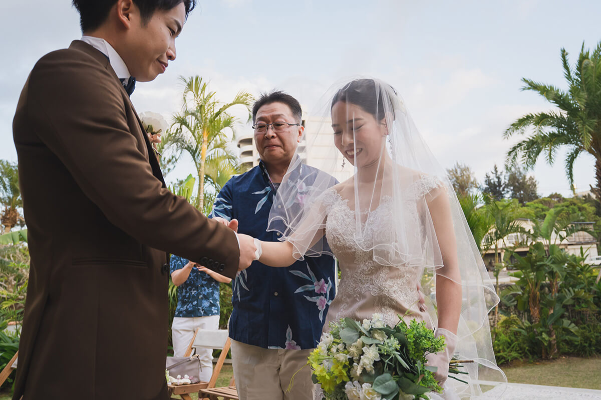 沖縄リゾートで挙げられたお客様の結婚式写真07