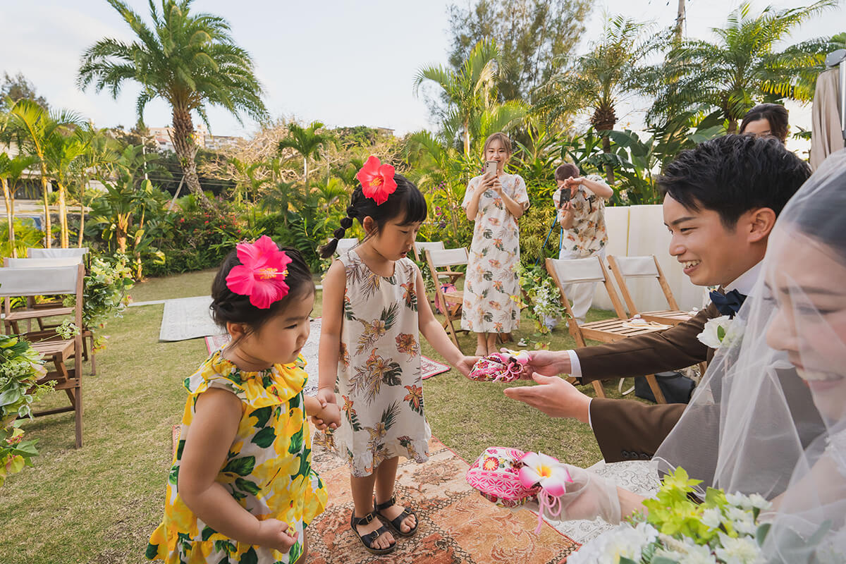 沖縄リゾートで挙げられたお客様の結婚式写真08
