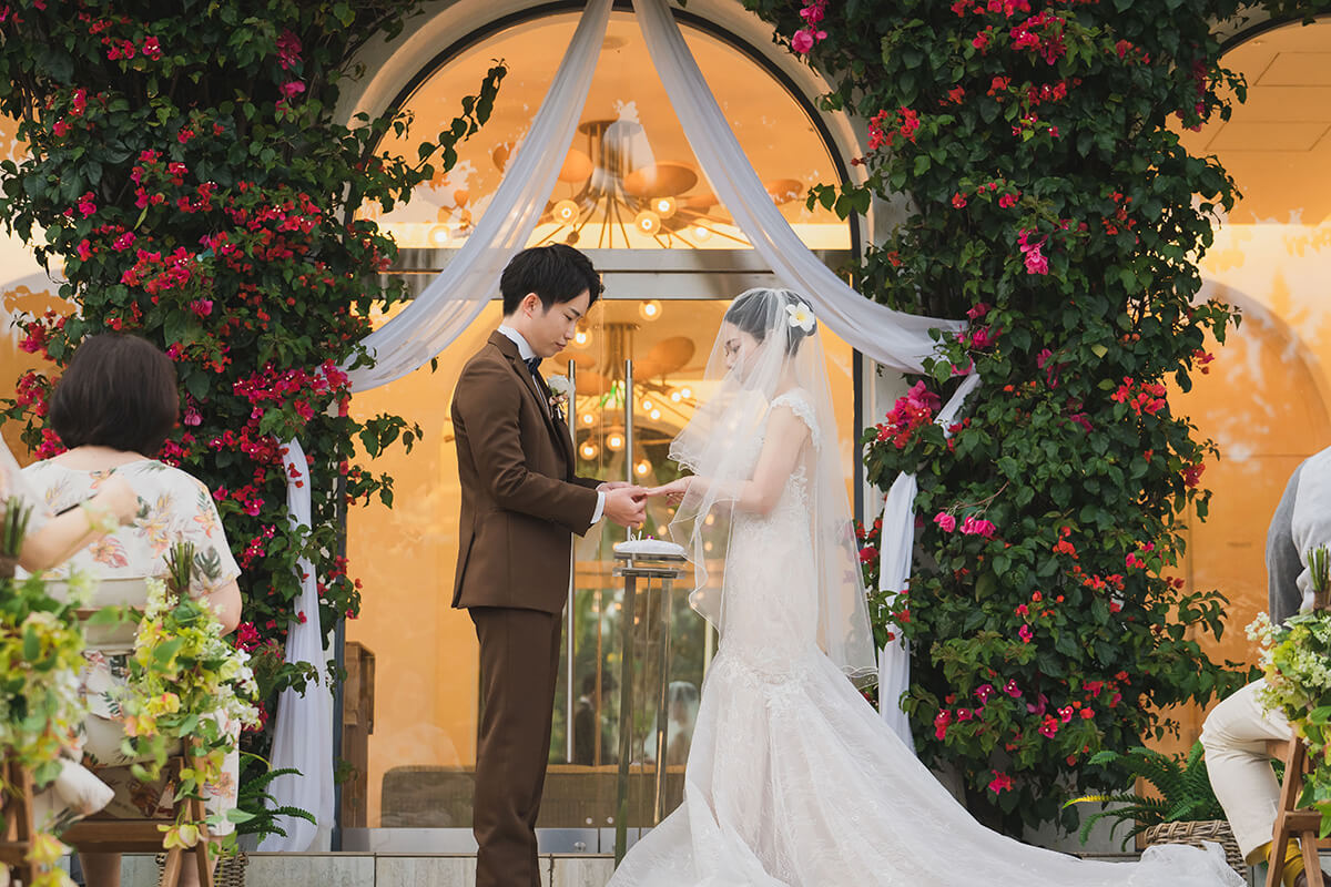 沖縄リゾートで挙げられたお客様の結婚式写真09