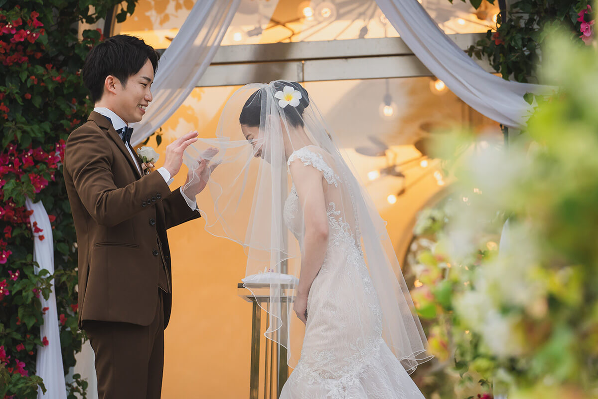 沖縄リゾートで挙げられたお客様の結婚式写真10