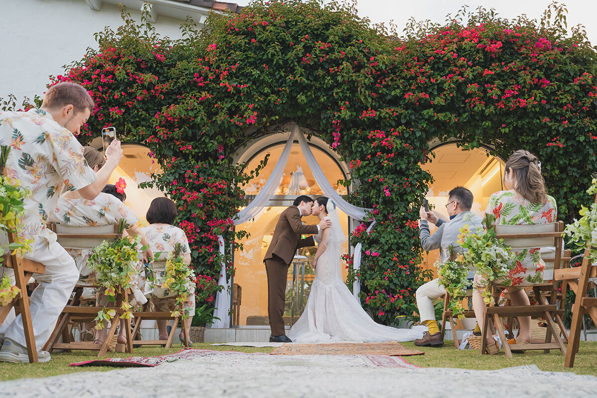 沖縄リゾートで挙げられたお客様の結婚式写真11