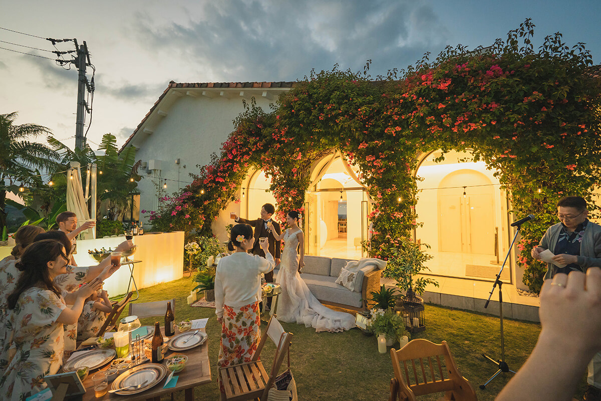 沖縄リゾートで挙げられたお客様の結婚式写真13