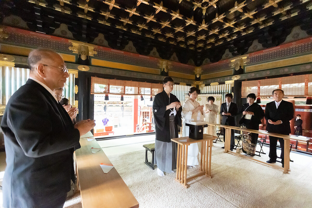 十日恵比須神社で挙げられたお客様の結婚式写真15