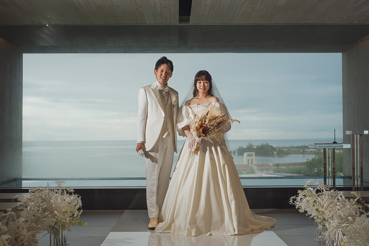 沖縄リゾートで挙げられたお客様の結婚式写真04