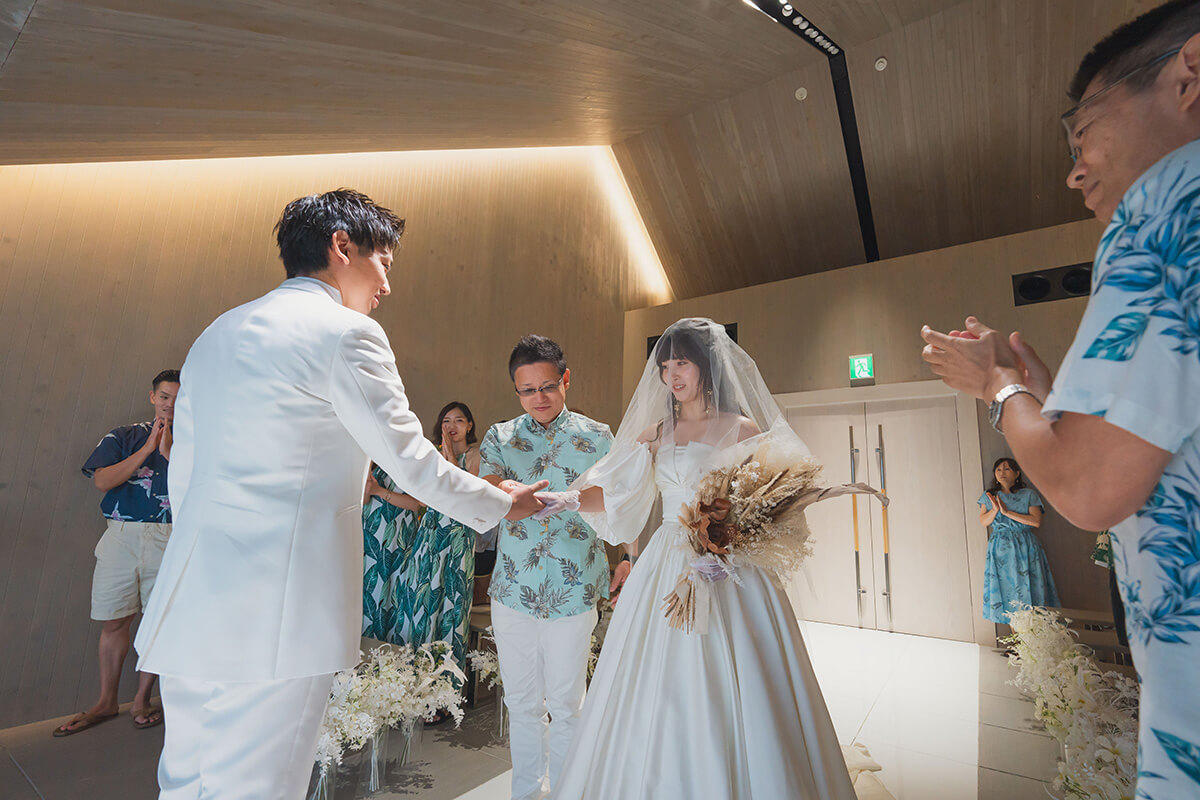 沖縄リゾートで挙げられたお客様の結婚式写真09