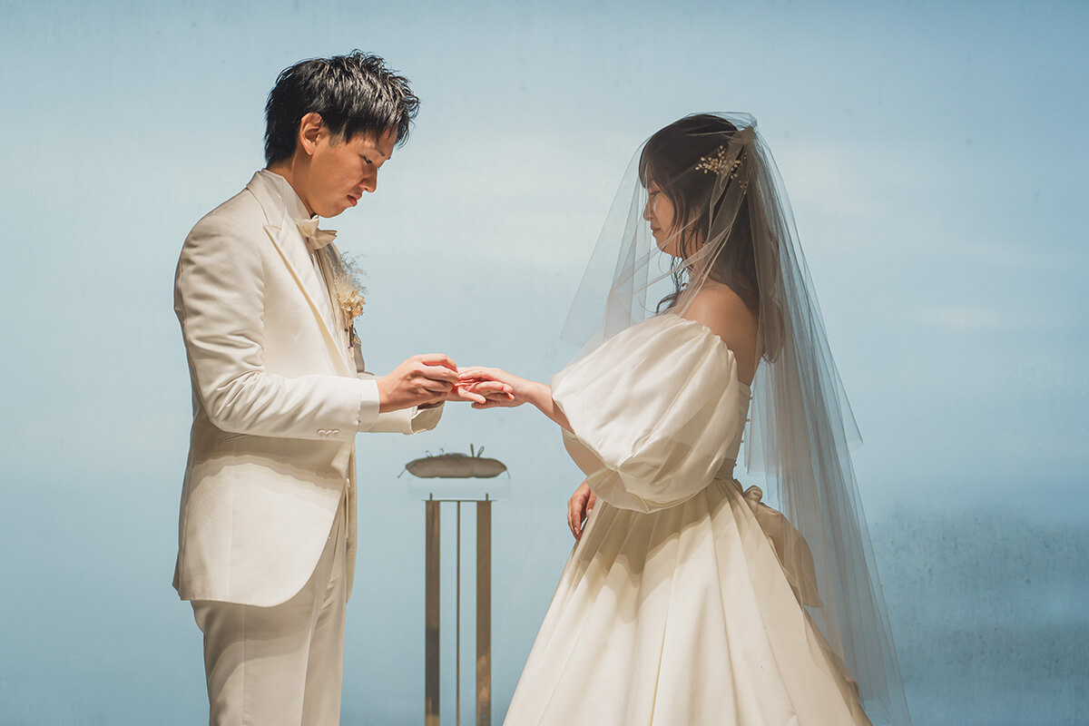 沖縄リゾートで挙げられたお客様の結婚式写真12