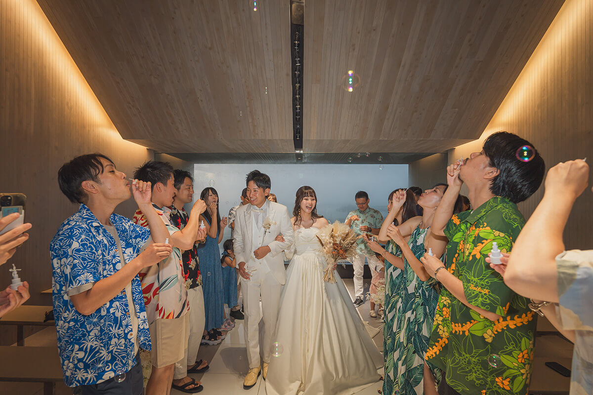 沖縄リゾートで挙げられたお客様の結婚式写真16