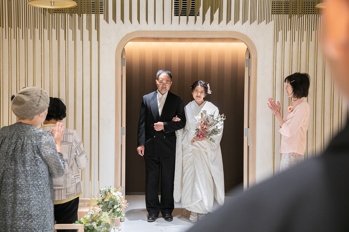 小さな結婚式 岡山チャペルで挙げられたお客様の結婚式写真01