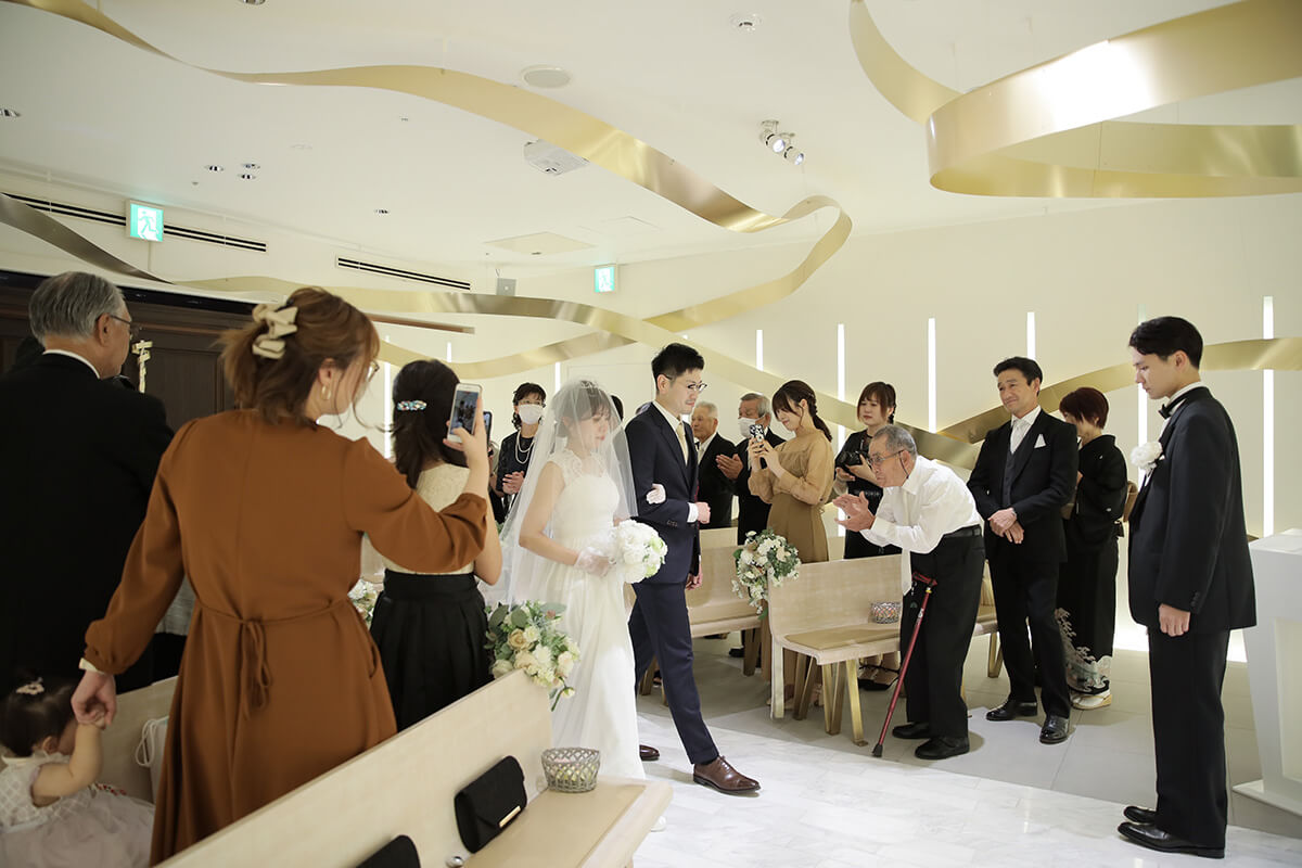 小さな結婚式 大宮チャペルで挙げられたお客様の結婚式写真05