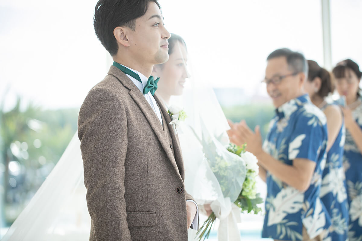 沖縄リゾートで挙げられたお客様の結婚式写真03