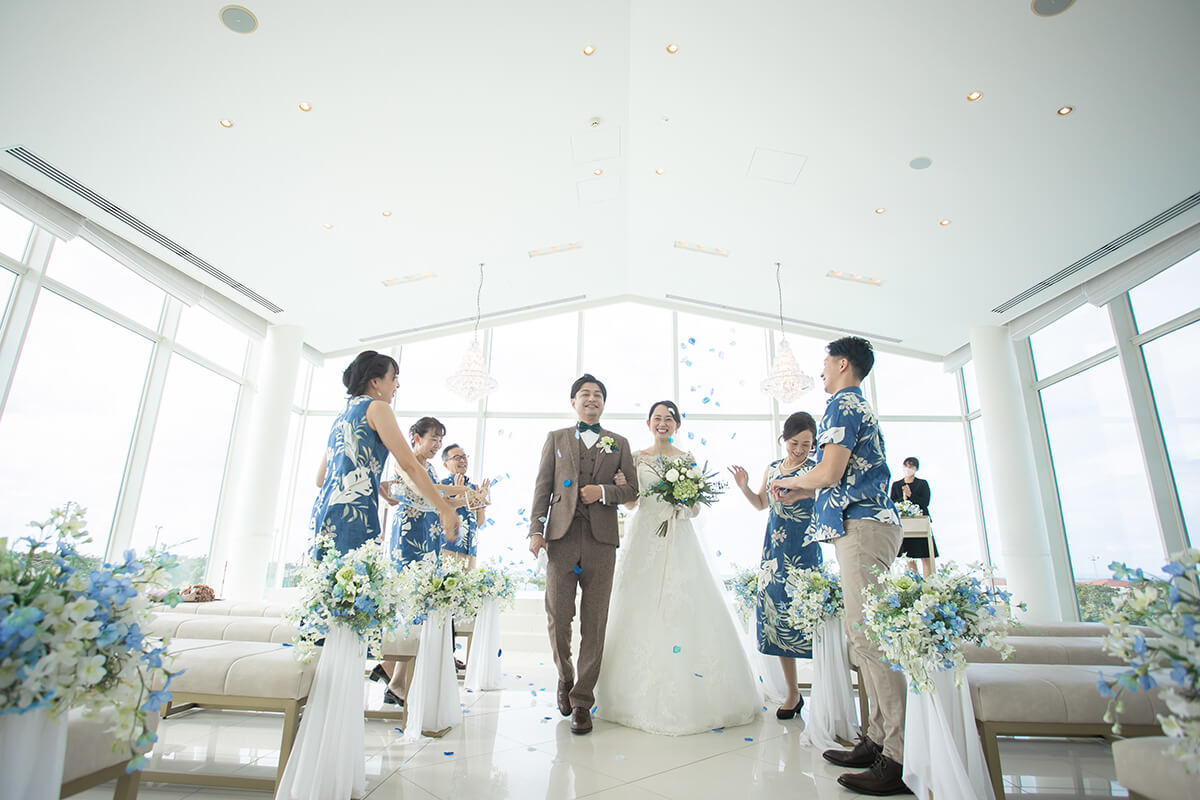 沖縄リゾートで挙げられたお客様の結婚式写真11