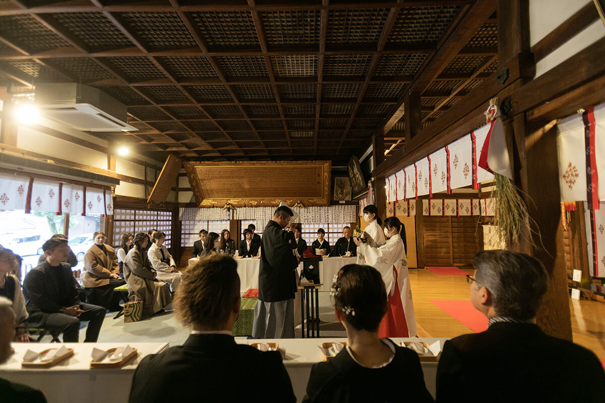 安江八幡宮 金沢水天宮で挙げられたお客様の結婚式写真09