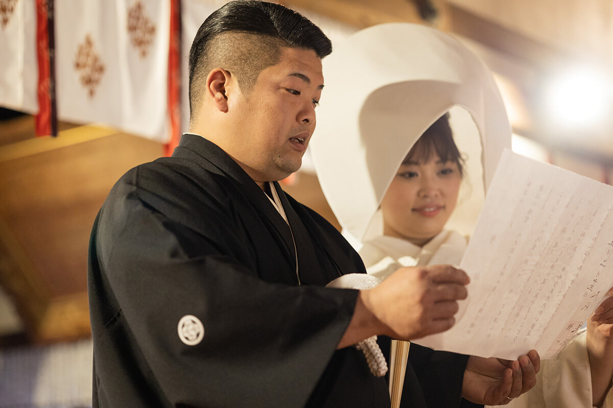 安江八幡宮 金沢水天宮で挙げられたお客様の結婚式写真11