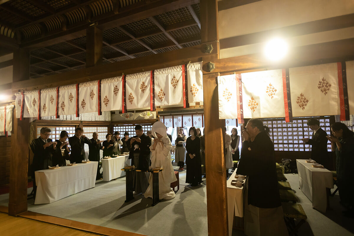 安江八幡宮 金沢水天宮で挙げられたお客様の結婚式写真15