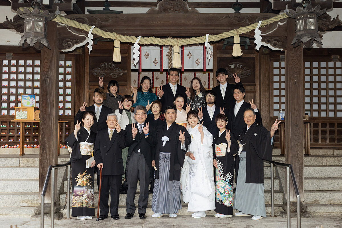 安江八幡宮 金沢水天宮で挙げられたお客様の結婚式写真16