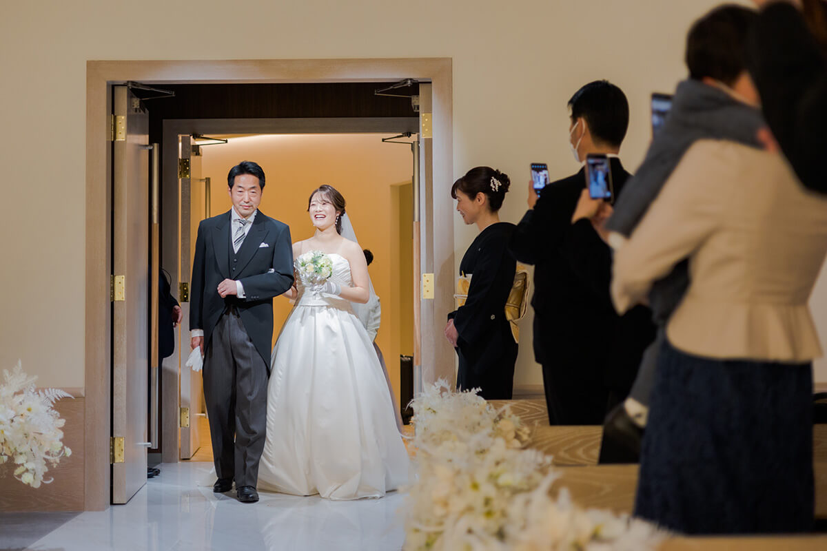 小さな結婚式 横浜チャペルで挙げられたお客様の結婚式写真04