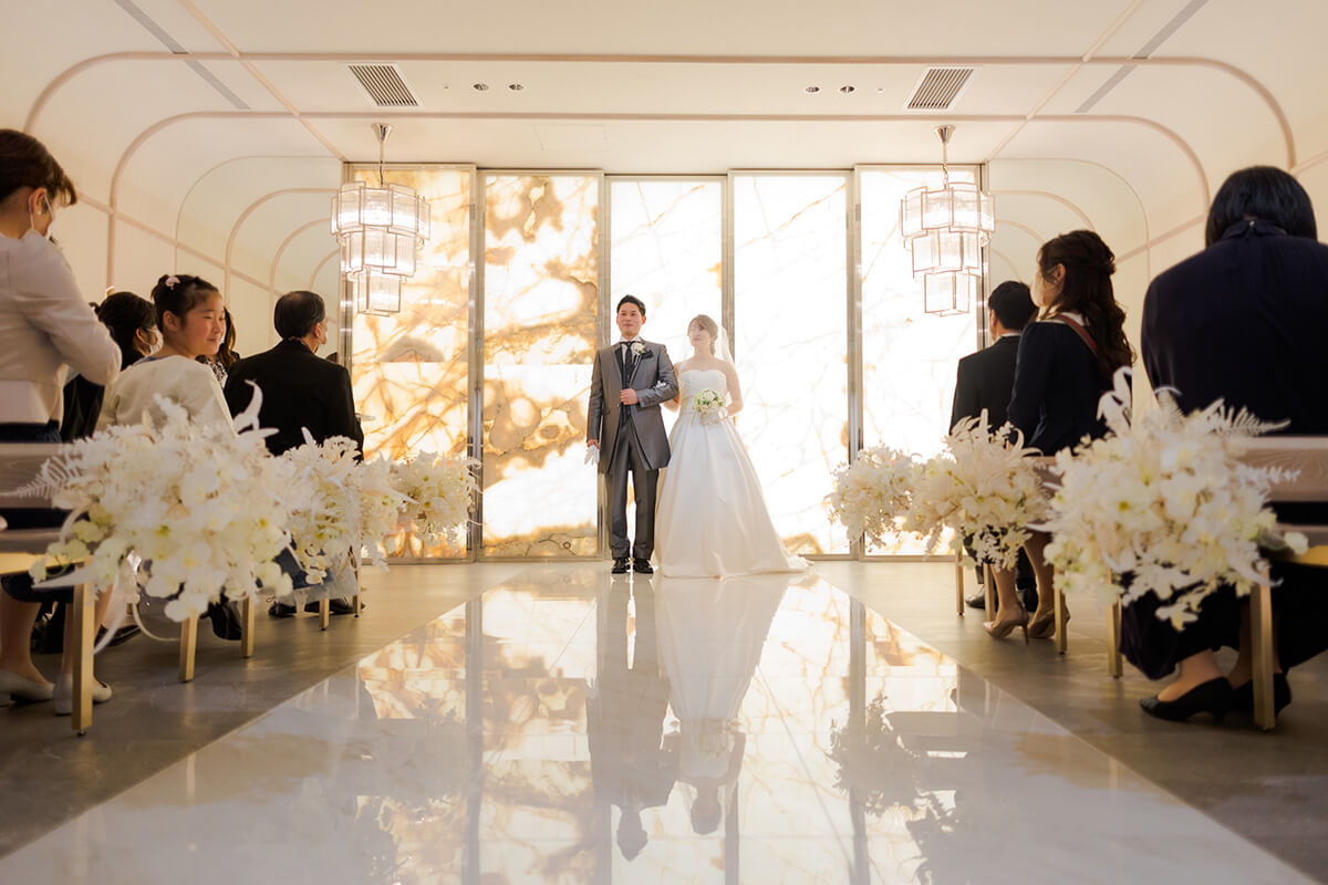 小さな結婚式 横浜チャペルで挙げられたお客様の結婚式写真08