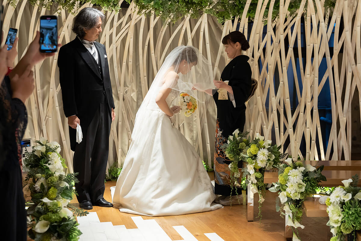 小さな結婚式 京都チャペルで挙げられたお客様の結婚式写真02