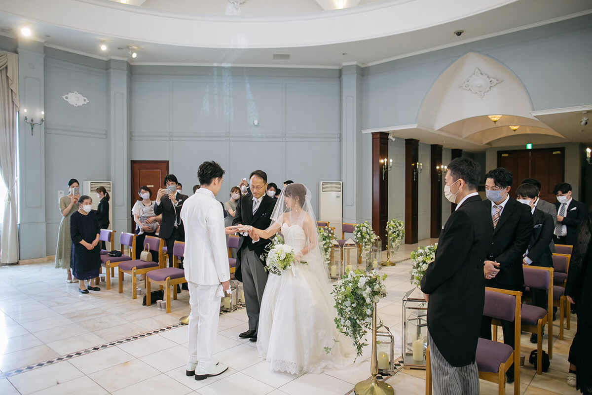 小さな結婚式 松山チャペルで挙げられたお客様の結婚式写真03