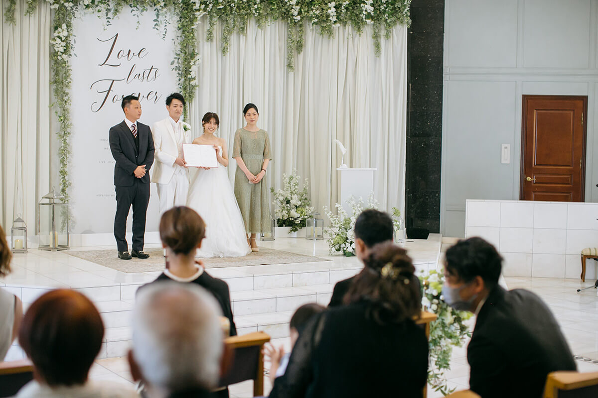 小さな結婚式 松山チャペルで挙げられたお客様の結婚式写真08