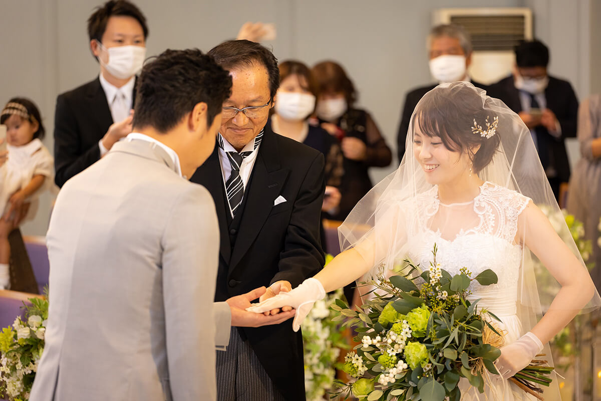 小さな結婚式 松山チャペルで挙げられたお客様の結婚式写真03