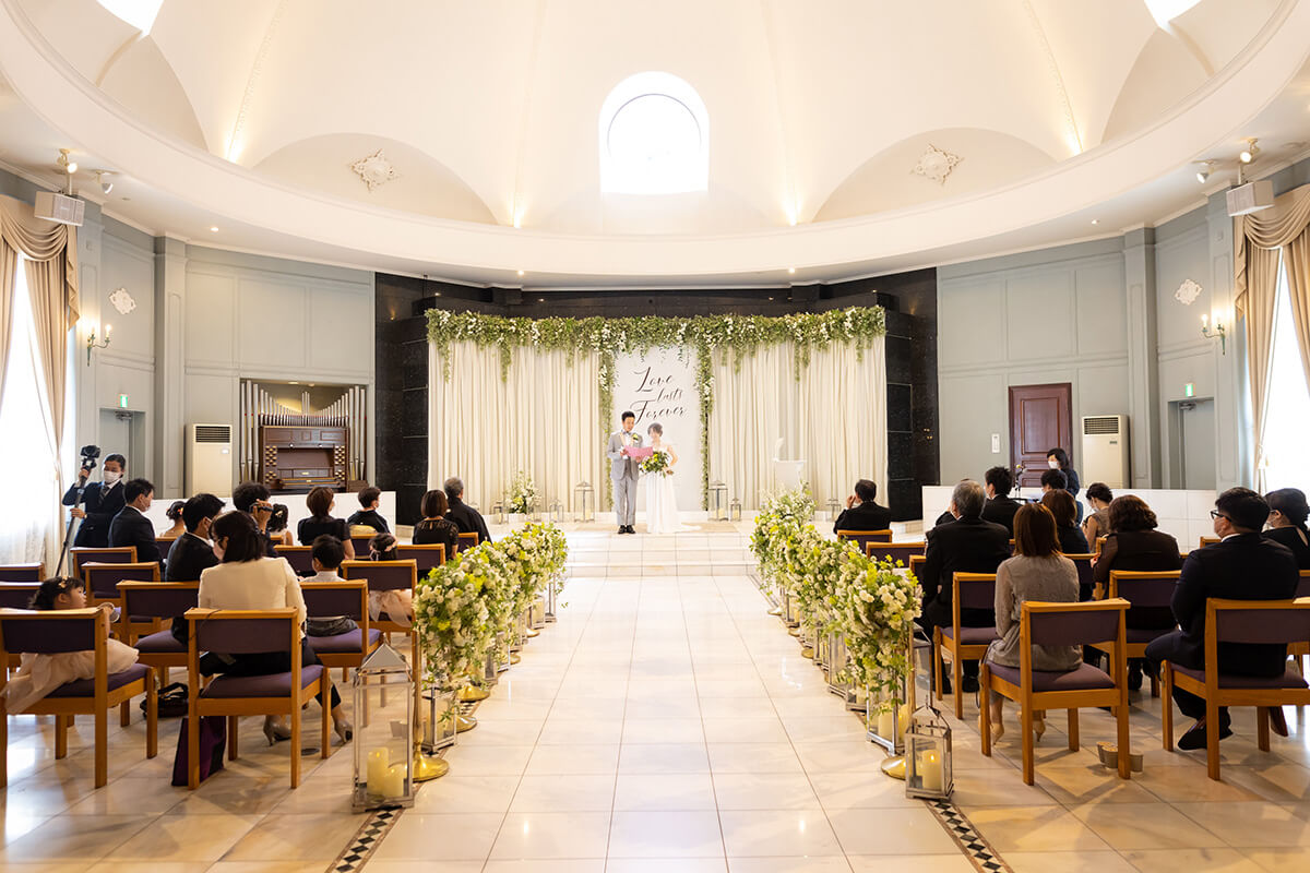 小さな結婚式 松山チャペルで挙げられたお客様の結婚式写真05