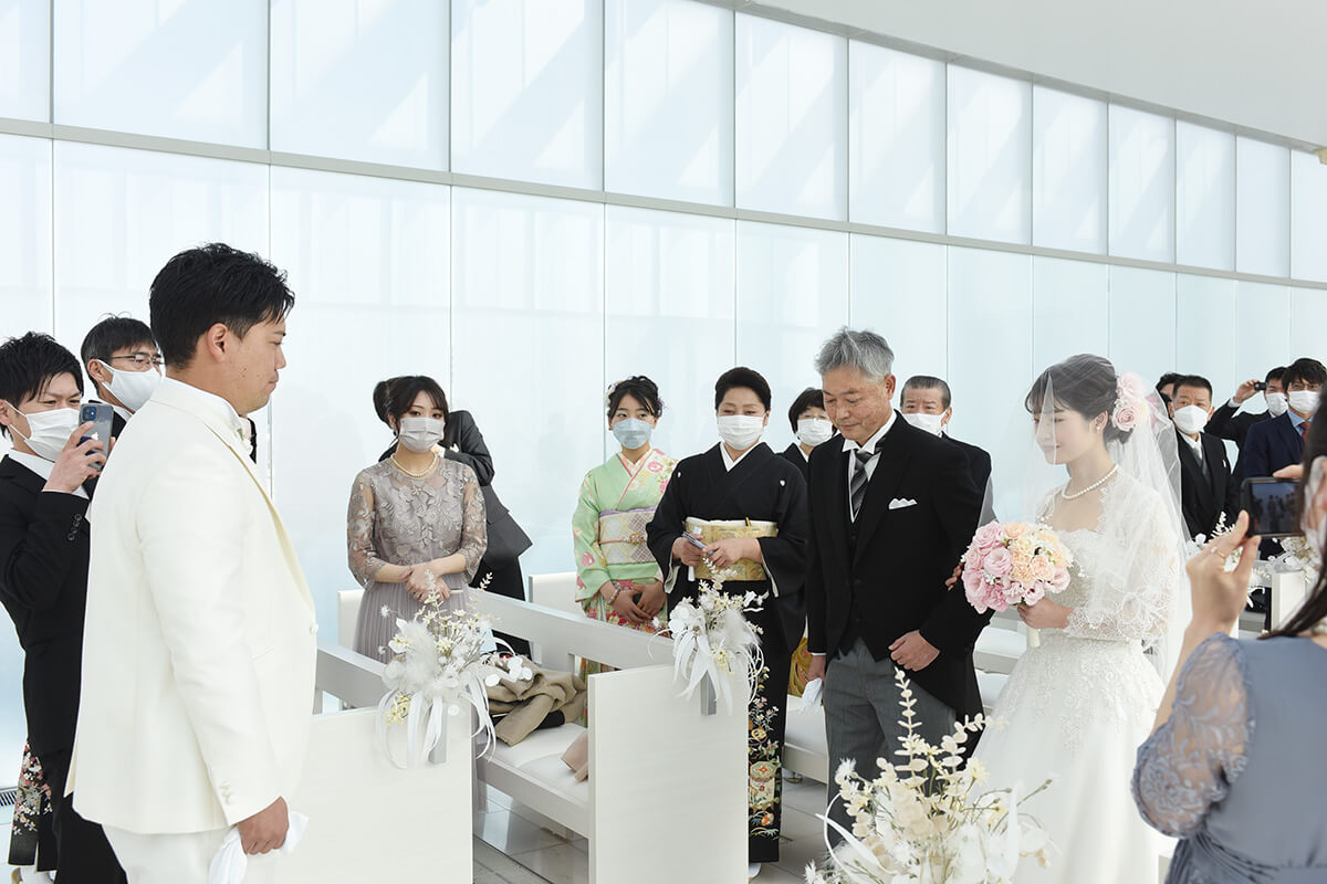 神戸メリケンパークオリエンタルホテルで挙げられたお客様の結婚式写真02