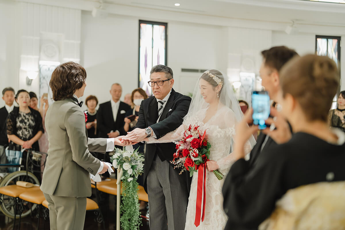 ホテルオークラ新潟で挙げられたお客様の結婚式写真02