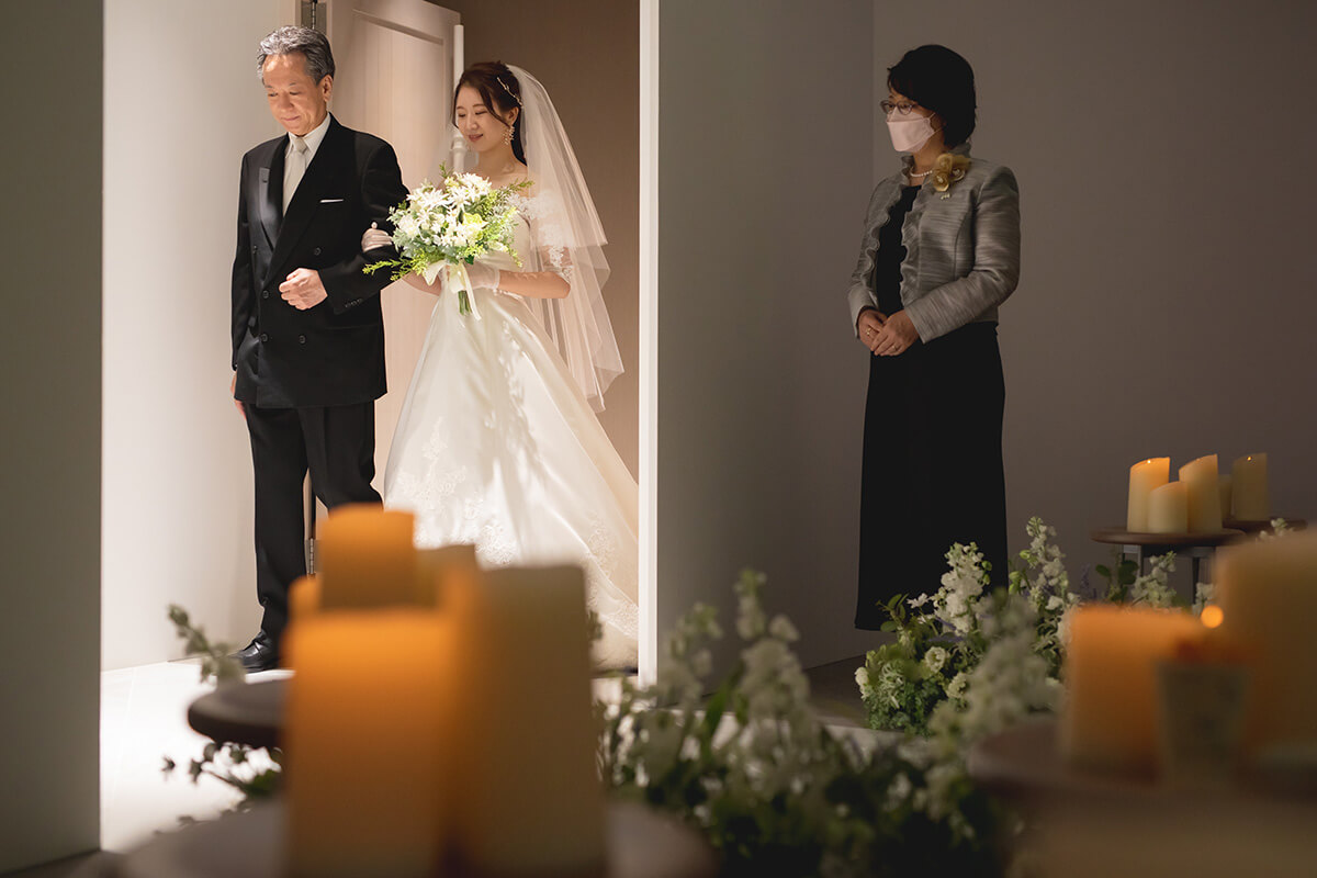 小さな結婚式 札幌チャペルで挙げられたお客様の結婚式写真03