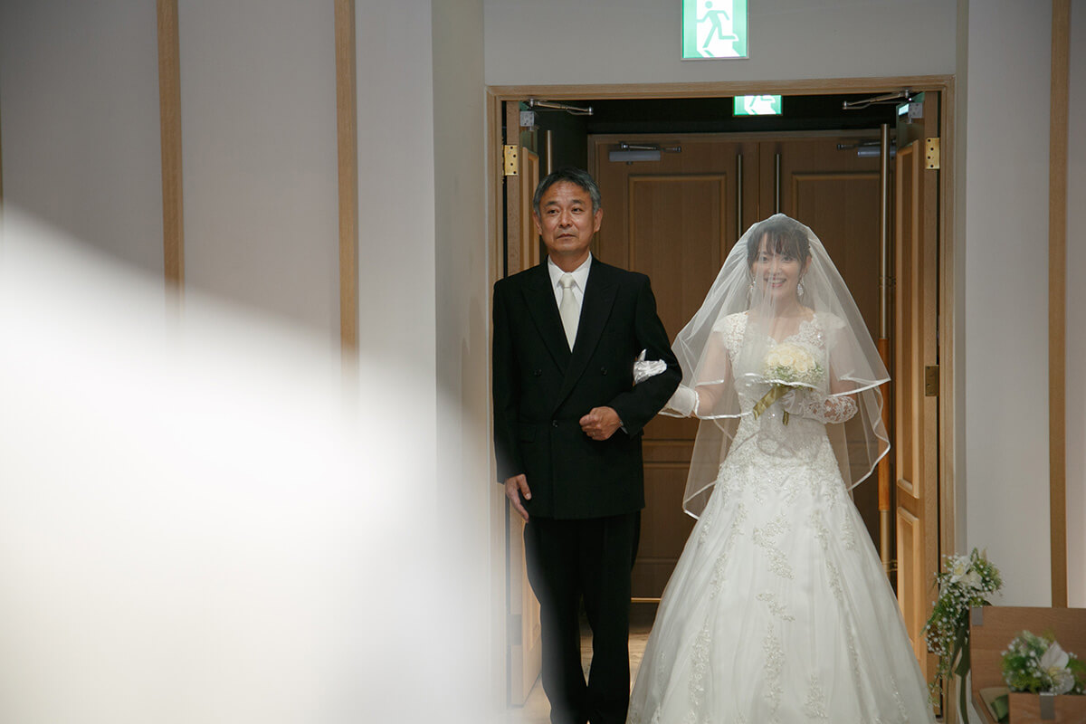 小さな結婚式 広島チャペルで挙げられたお客様の結婚式写真04