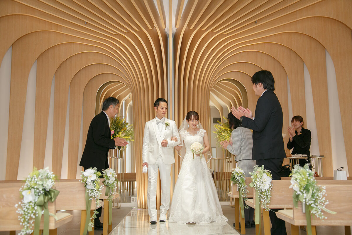 小さな結婚式 広島チャペルで挙げられたお客様の結婚式写真12