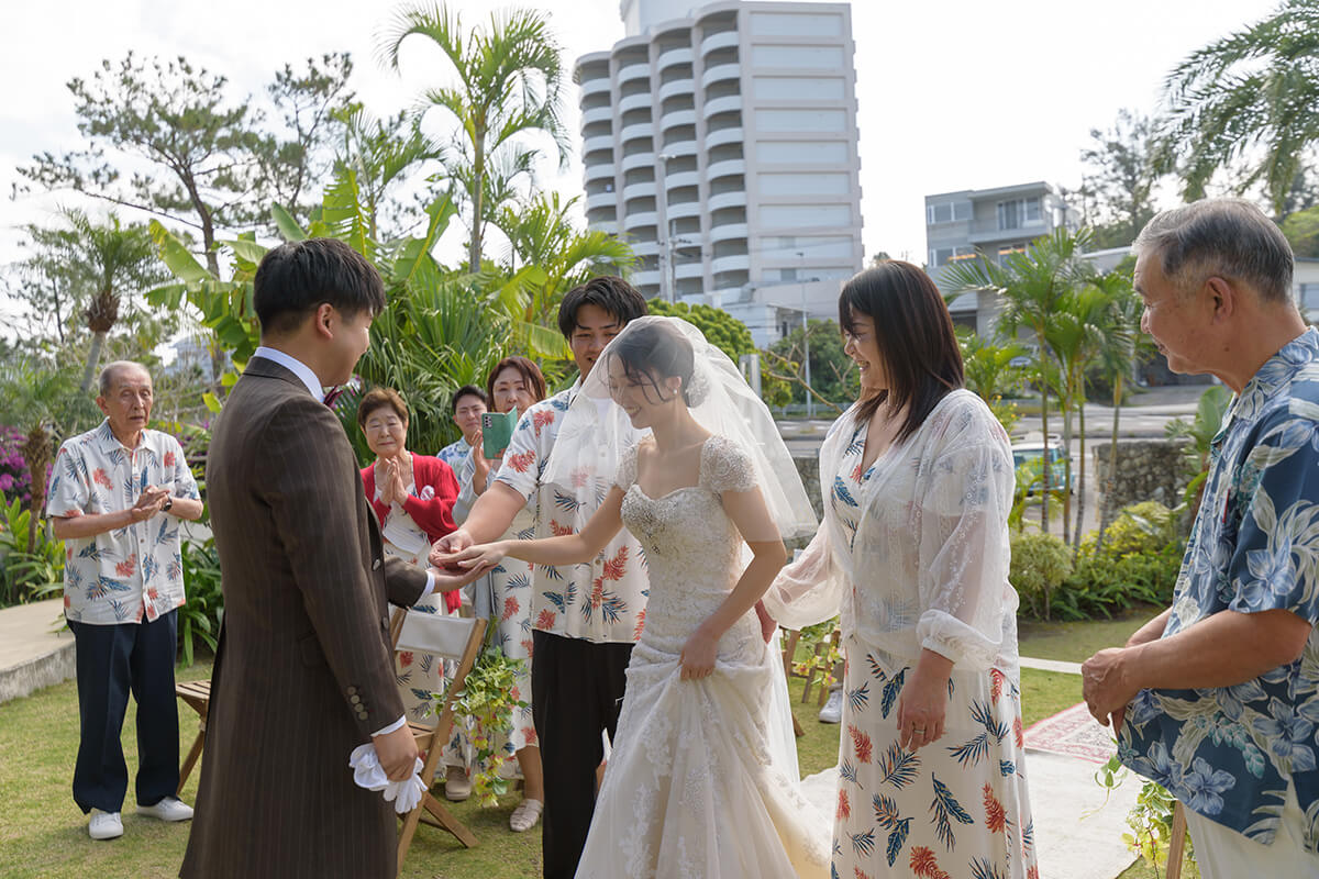 小さな結婚式 沖縄イル・ド・レチャペルで挙げられたお客様の結婚式写真06