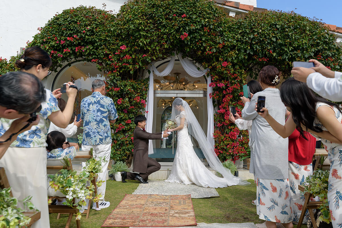 小さな結婚式 沖縄イル・ド・レチャペルで挙げられたお客様の結婚式写真08
