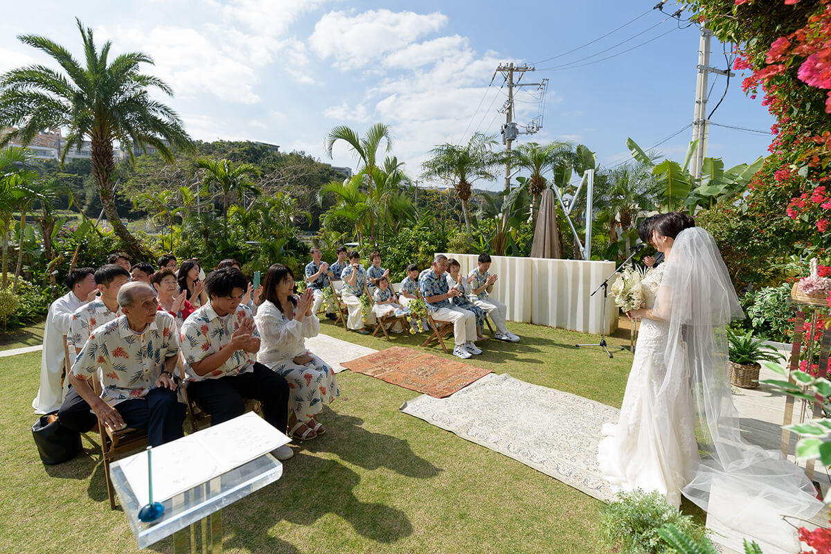 小さな結婚式 沖縄イル・ド・レチャペルで挙げられたお客様の結婚式写真12