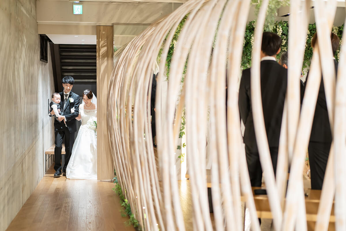 小さな結婚式 京都チャペルで挙げられたお客様の結婚式写真02