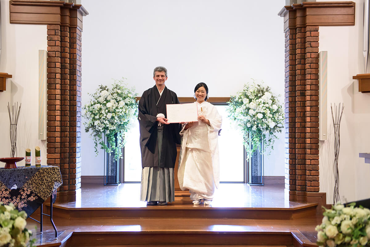 小さな結婚式 小樽チャペルで挙げられたお客様の結婚式写真09